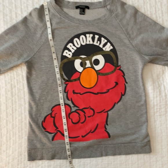 Elmo Sweat Shirt Fun Forever 21 Tops M - Picture 2 of 9